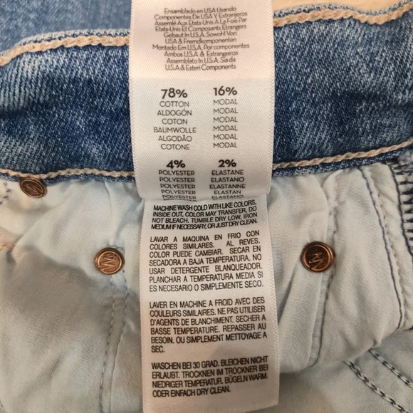 Mother The Weekender Fray Cropped Jeans Size 27 - Picture 11 of 13